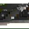 Mexen Hektor гранитна мивка 2-камерна 800 x 480 мм, черна, сифон златен - 6521802000-77-G