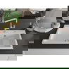 Mexen Omar мивка от гранит 1-камерна 800 x 480 mm, бяла, сифон хром - 6520801005-20