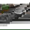 Mexen Omar мивка гранитна 1-камерна 800 x 480 мм, сива, сифон черен - 6520801005-71-B