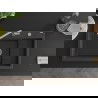 Mexen Omar гранитна мивка с едно корито 800 x 480 mm, черна на петна, сифон хром - 6520801005-76