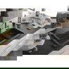 Mexen Omar гранитна мивка 1-коморна 800 x 480 mm, черна на пръски, златен сифон - 6520801005-76-G