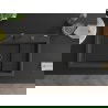 Mexen Omar мивка от гранит 1-камерна 800 x 480 mm, черна на петна, сифон черен - 6520801005-76-B
