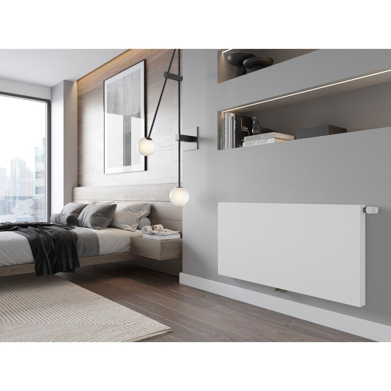 Mexen Flat CCF11 панелен радиатор 500 x 1100 мм, долно централно свързване, 751 W, бял - W6C11F-050-110-00