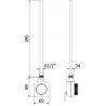 Mexen FA-FD14 електрически нагревател 400 W, черен - W956-0400-70