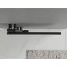Декоративен лира за баня Mexen Neptun 1400 x 500 mm, 532 W, антрацит - W101-1400-500-00-66