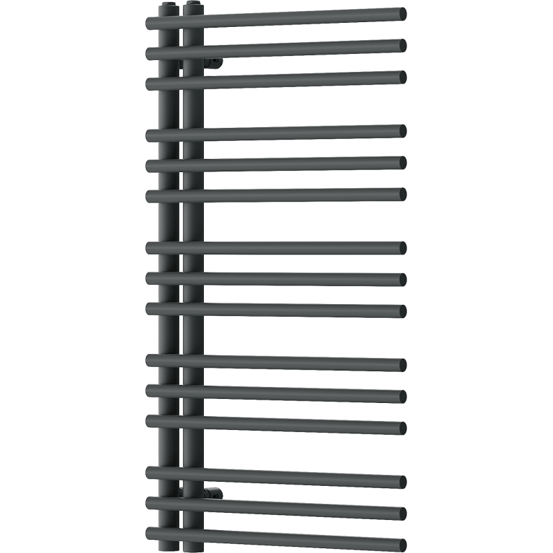 Mexen Neptun декоративен бански радиатор 900 x 500 mm, 369 W, антрацит - W101-0900-500-00-66