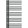 Mexen Neptun декоративен бански радиатор 900 x 500 mm, 369 W, антрацит - W101-0900-500-00-66