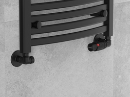 Mexen Uni-Term аксиални клапани за радиатор, черни - W903-000-70