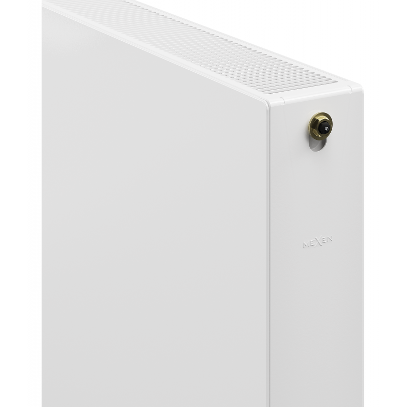 Mexen Flat CCF22 плочков радиатор 400 x 400 мм, долно средно свързване, 455 W, бял - W6C22F-040-040-00