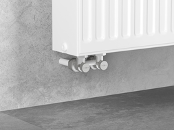 Mexen Uni-Term радиаторен вентил двутръбен DN50, ъглов 1/2"x16 mm, никел - W911-016-01