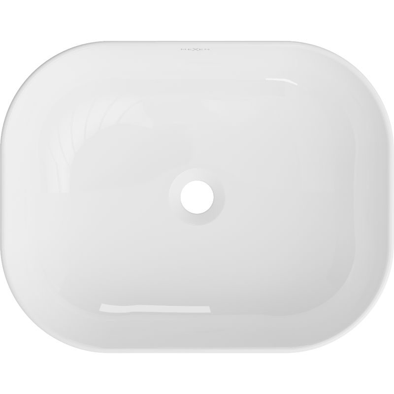 Mexen Rosa умивалник стоящ върху плот 50 x 40 cm, бял - 21095000