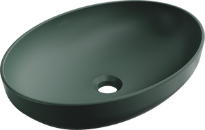 Mexen Cornelia плот стояща мивка 50 x 37 см, тъмно зелена мат - 21885047