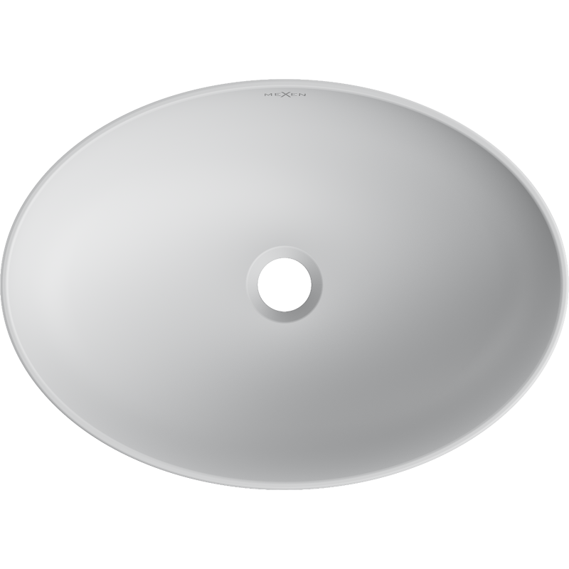 Mexen Cornelia плотово мивка 50 x 37 см, платинен мат - 21885063