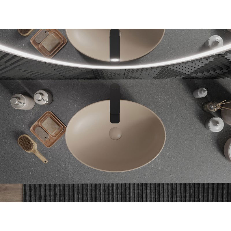 Mexen Cornelia плотмонтируем умивалник 50 x 37 cm, матов капучино - 21885064