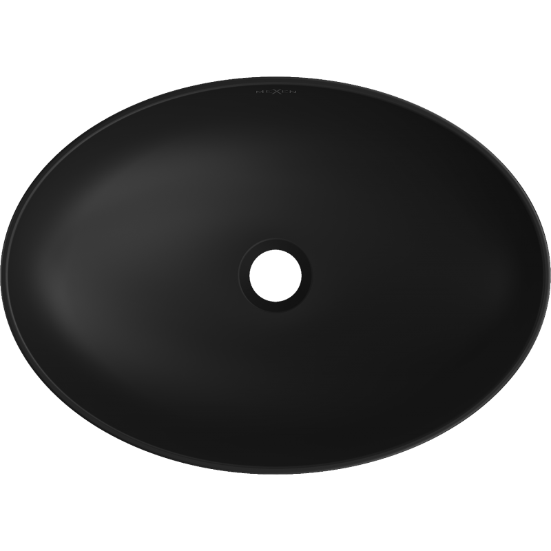Mexen Cornelia мивка за баня 50 x 37 cm, черен мат - 21885085