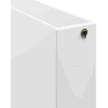 Mexen CCF33 Flat радиатор панелен 500 x 1500 mm, средно долно свързване, 2851 W, бял