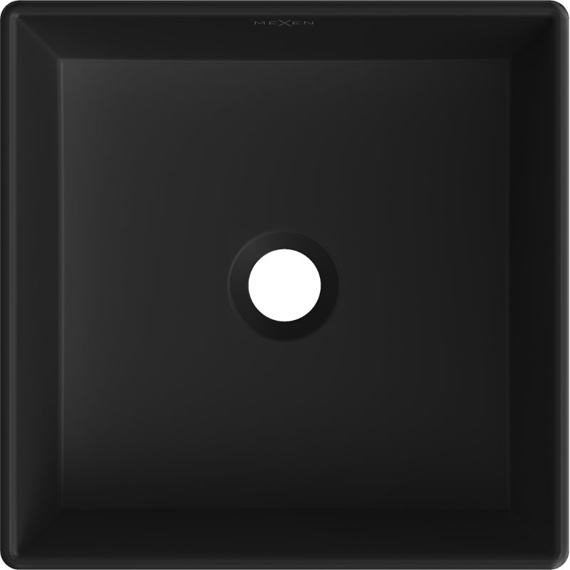 Mexen Goya мивка над плот 35 x 35 см, черен мат - 22183585
