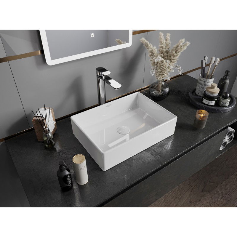 Mexen Goya мивка за монтиране върху плот 45 x 32 см, бяла - 22184500