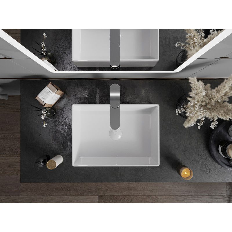 Mexen Goya мивка за монтиране върху плот 45 x 32 см, бяла - 22184500