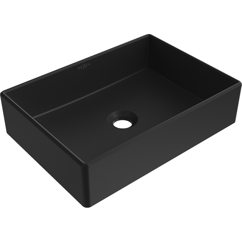 Mexen Goya мивка за плот 45 x 32 см, черен мат - 22184585