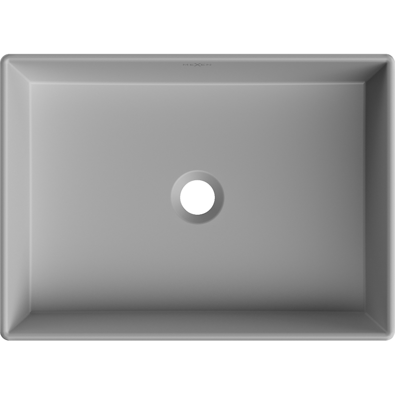 Mexen Goya умивалник върху плот 51 x 37 см, светло сив мат - 22185061