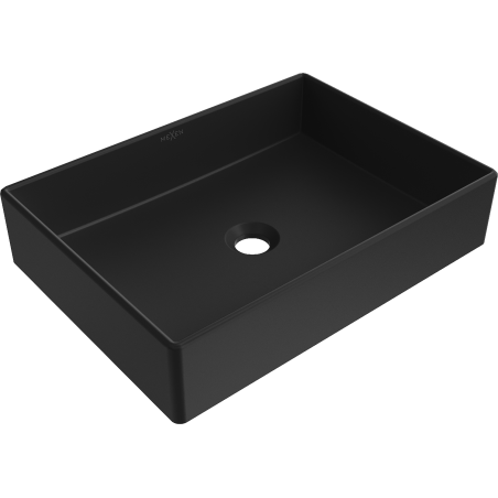 Mexen Goya мивка за плот, 51 x 37 см, матово черно - 22185085