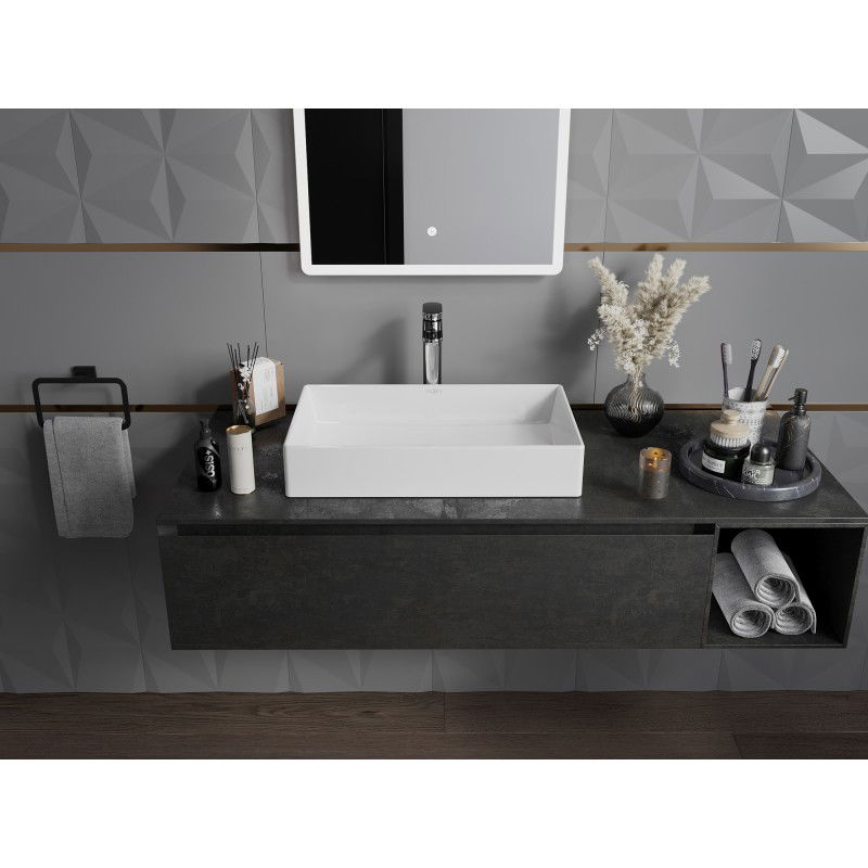 Mexen Goya мивка върху плот 60 x 37 см, бяла - 22186000