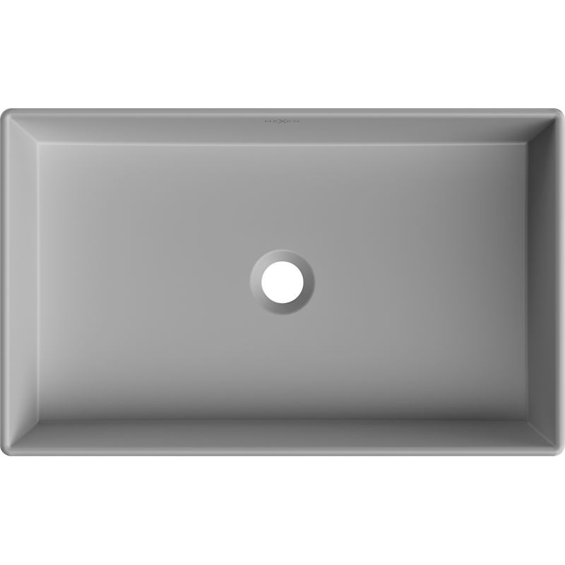 Mexen Goya мивка за плот 60 x 37 см, светлосива мат - 22186061