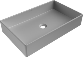 Mexen Goya мивка за плот 60 x 37 см, светлосива мат - 22186061