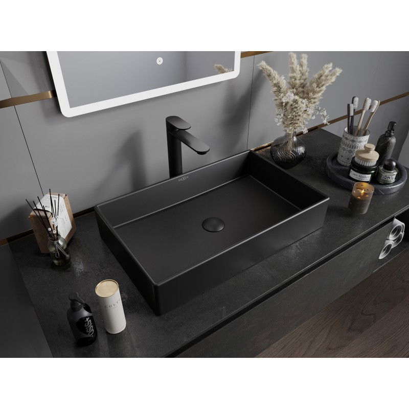 Mexen Goya плот мивка 60 x 37 см, черна мат- 22186085
