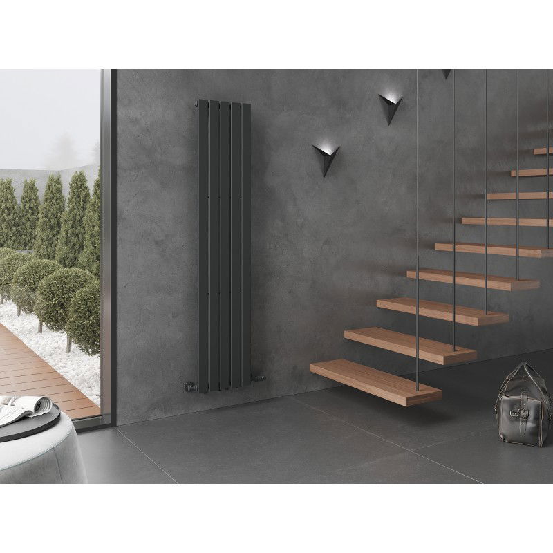 Mexen Boston декоративен радиатор 1800 x 376 мм, 740 W, антрацит - W213-1800-376-01-66