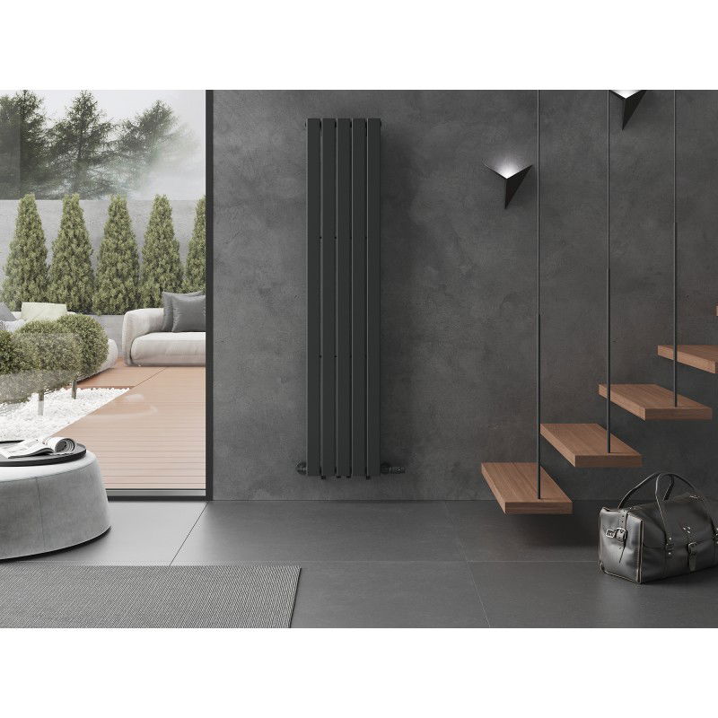 Mexen Boston декоративен радиатор 1800 x 376 мм, 740 W, антрацит - W213-1800-376-01-66