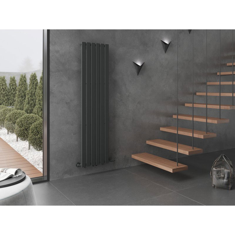 Mexen Boston декоративен радиатор 1800 x 452 мм, 888 W, антрацит - W213-1800-452-00-66