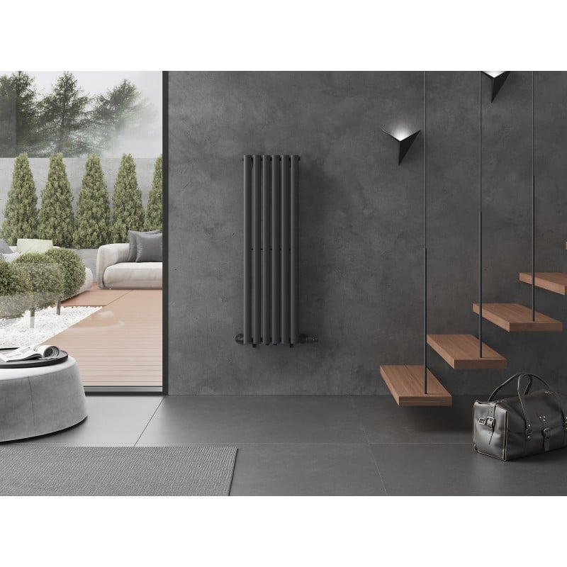 Mexen Oregon декоративен радиатор 1200 x 360 мм, 417 W, антрацит - W202-1200-350-00-66