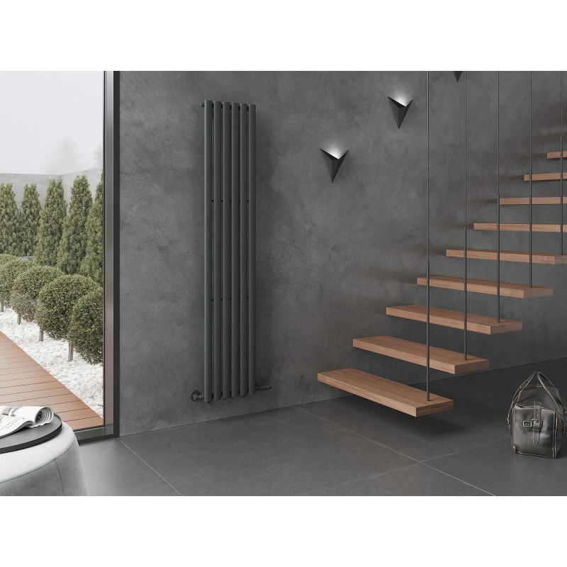 Mexen Oregon декоративен радиатор 1800 x 360 mm, 604 W, антрацит - W202-1800-350-00-66