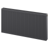 Mexen CC22 панелен радиатор 600 x 600 mm, долно централно свързване, 992 W, антрацит - W6C22-060-060-66