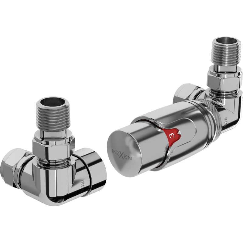 Mexen G00 комплект термостатичен осев, хром - W903-900-01