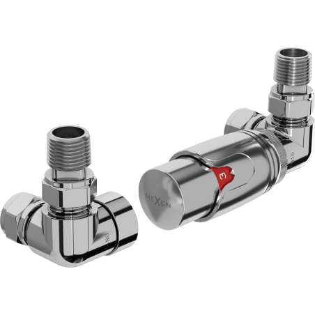 Mexen G00 аксиален термостатичен комплект, хром - W903-900-01