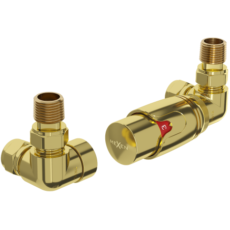 Mexen G00 осов комплект с термостат, златен - W903-900-50