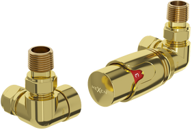 Mexen G00 осов комплект с термостат, златен - W903-900-50