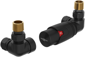 Mexen G00 термостатичен комплект, черен - W903-900-70