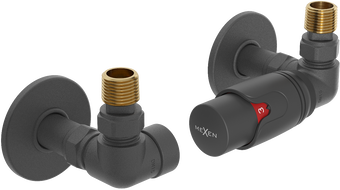 Mexen G00 комплект термостатичен осев с маскировка R, антрацит - W903-900-904-66