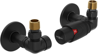 Mexen G00 осов термостатичен комплект с декоративна решетка R, черен - W903-900-904-70