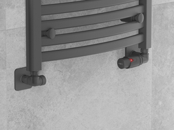 Mexen G00 осова термостатичен комплект с декоративна капачка S, антрацит - W903-900-909-66