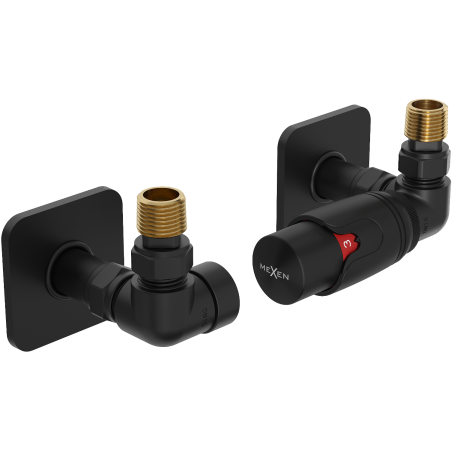 Mexen G00 термостатичен аксесоарен комплект с ос на S, черен - W903-900-909-70