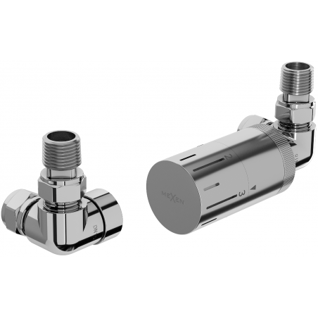 Mexen G05 комплект термостатичен осеви, хром - W903-958-01