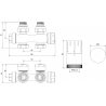 Mexen G05 термостатичен комплект, хром - W903-958-01