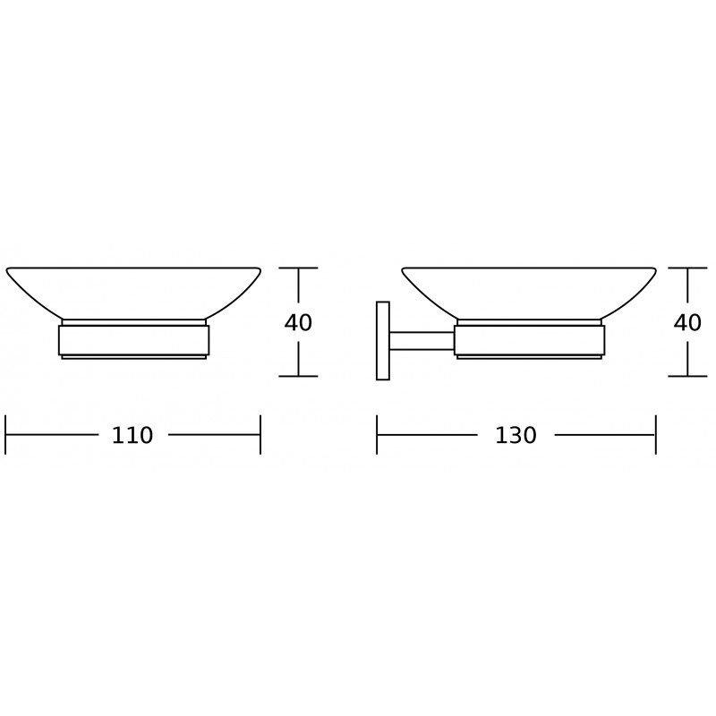 Mexen Zoja сапунерка, златна - 7019139-50