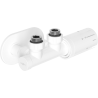 Mexen G05 комплект ъглов термостатичен с капак R, Duplex, DN50, бял - W907-958-905-20