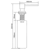 Дозатор на Mexen за кухненска мивка, златен - 6605320-50